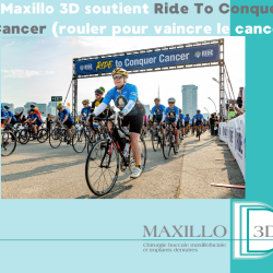 Maxillo3D soutient la Ride to Conquer Cancer !