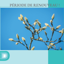 Le printemps est une période de renouveau.