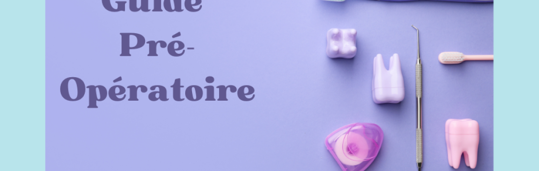 Guide préparation pré-opératoire