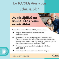 Le Régime canadien des soins dentaires : êtes-vous admissible?