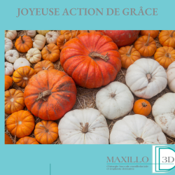 Joyeuse Action de Grâce de la part de Maxillo 3D